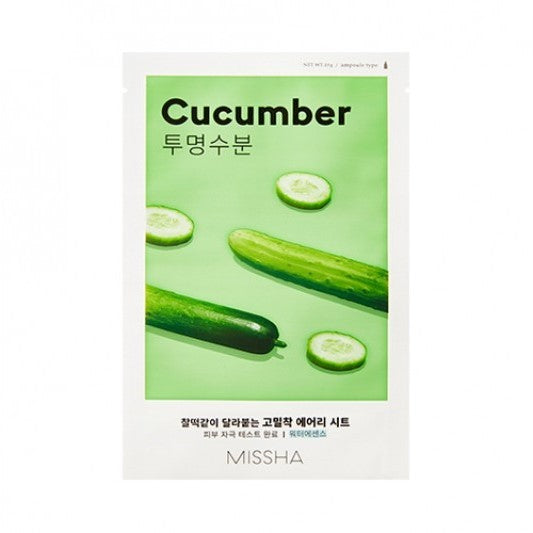 Cucumber Airy Fit Sheet Mask (1pc)